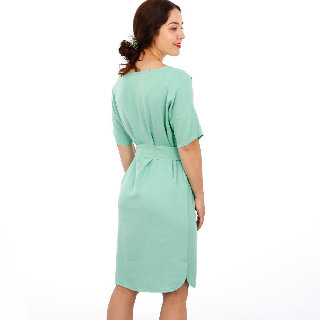 Papierschnittmuster Kleid Frau Meta XS-XXL